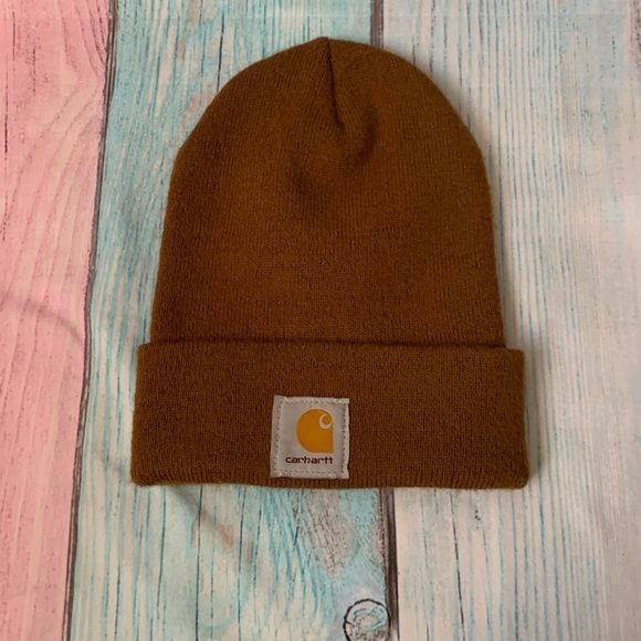 Brown unisex carhartt beanie - Picture 1 of 6